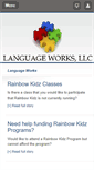 Mobile Screenshot of languageworksllc.com